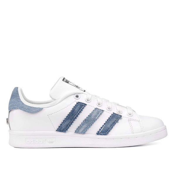 Adidas stan smith con inserti in jeans chiaro 