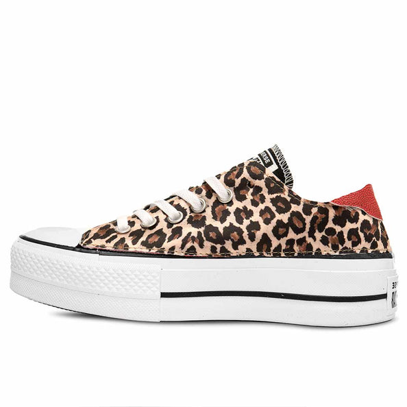 Al star basse con stella rossa leopardate platform
