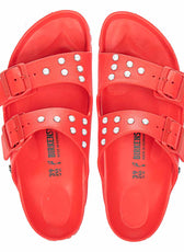 Personalizzazione Birkenstock Arizona EVA Rosse con Perle - Outlet