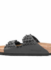 Personalizzazione Birkenstock Arizona Nere con Borchie Nere - Outlet