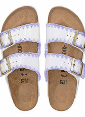 Sandali Arizona Bianchi crochet Violetto