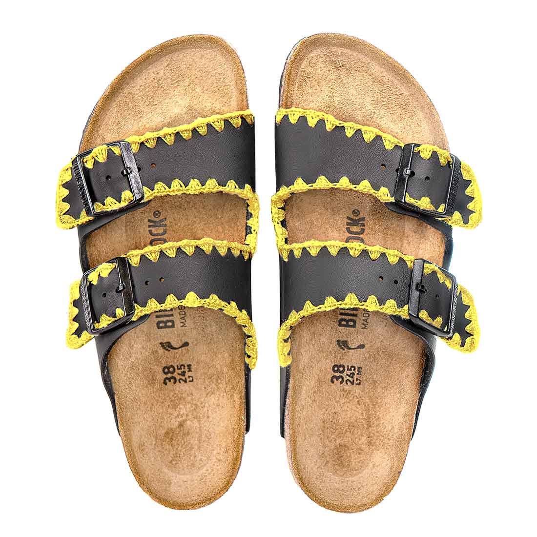 Birckenstock Arizona all'Uncinetto Giallo