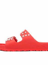 Personalizzazione Birkenstock Arizona EVA Rosse con Perle - Outlet