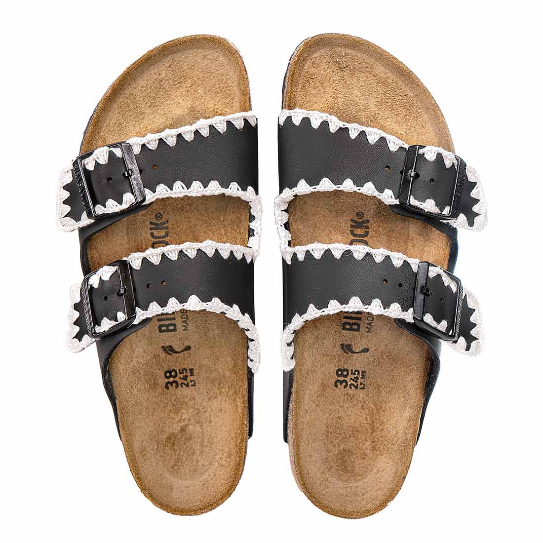 Birkenstock Ricamate all'uncinetto
