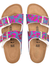 Personalizzazione Birkenstock Arizona Leopardate Denim - Outlet