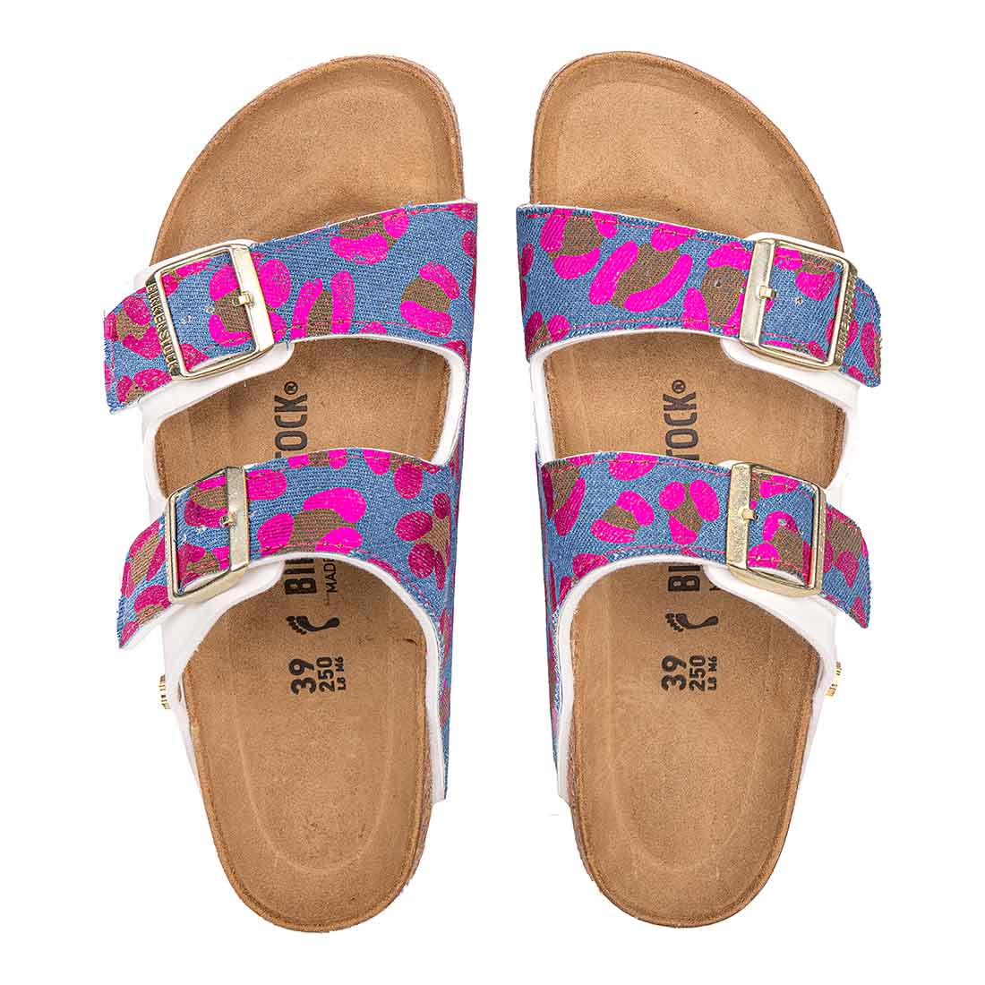 Personalizzazione Birkenstock Arizona Leopardate Denim - Outlet