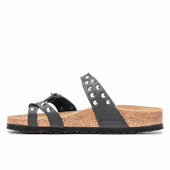 Infradito Birkenstock Mayari nere borchiate