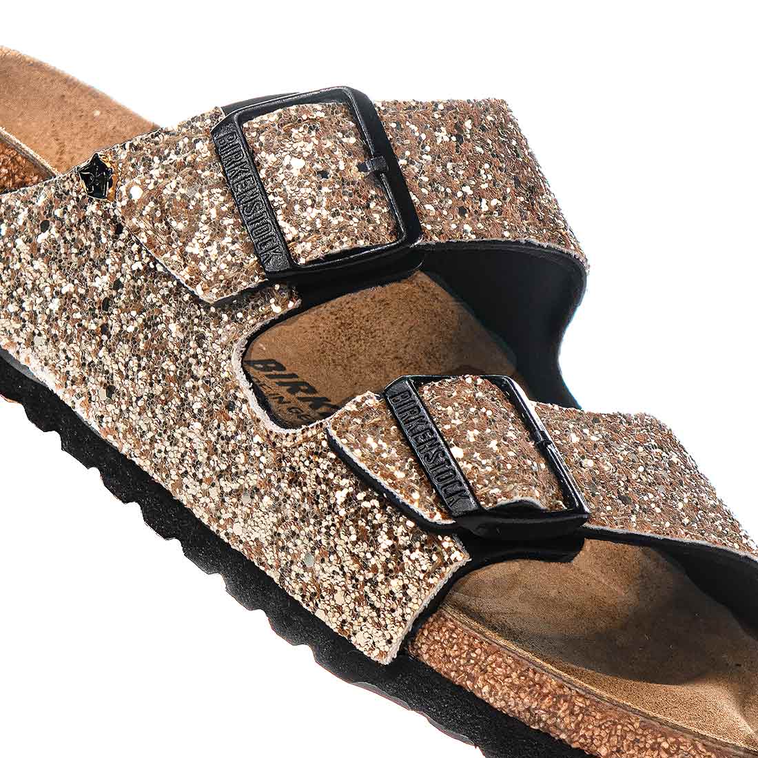 Birkenstock Arizona Oro con Brillantini 
