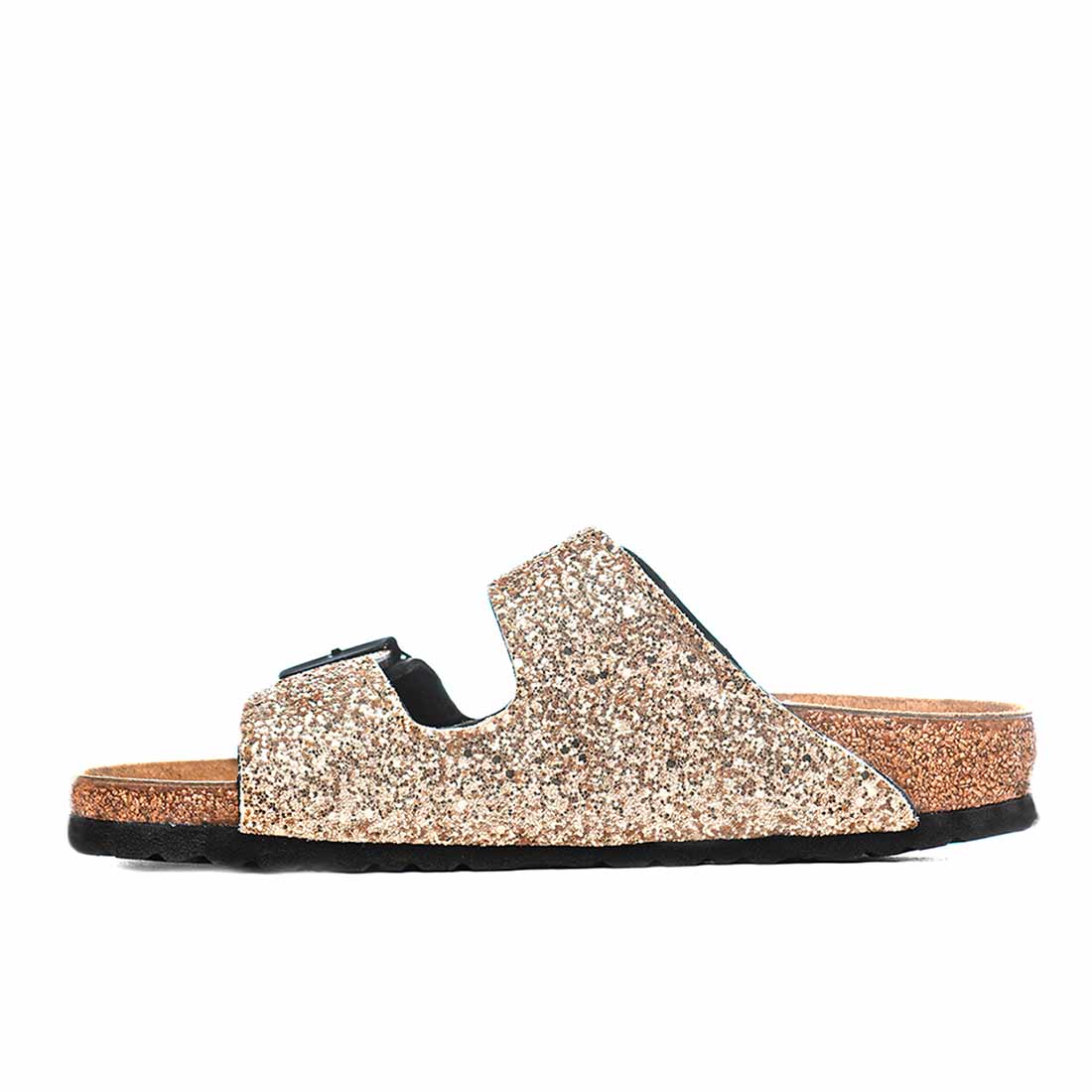 Ciabatte Birkenstock Brillantinate color oro