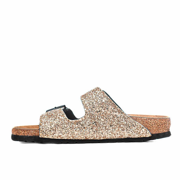 Ciabatte Birkenstock Brillantinate color oro
