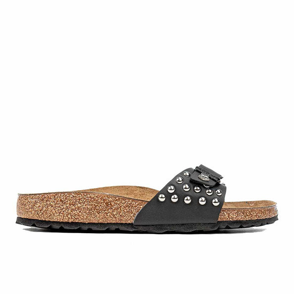 Ciabatte Birkenstock nere borchiate