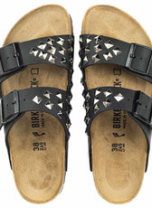 Personalizzazione Ciabatte Birkenstock Arizona con Borchie a piramide - Nere - Outlet