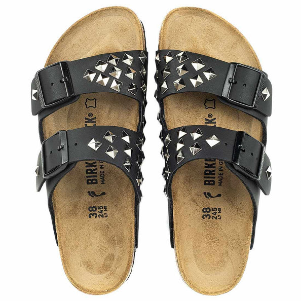 Ciabatte con borchie marca birkenstock modello arizona