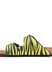 Personalizzazione Birkenstock Arizona Zebrate Giallo Fluo - Outlet