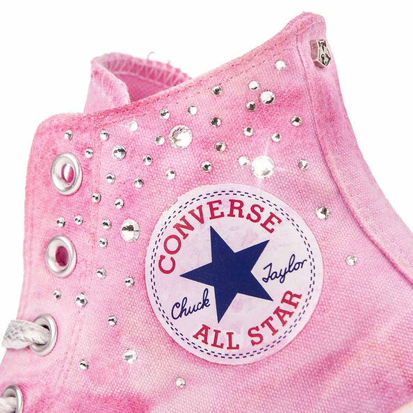 converse all star rosa con swarovski