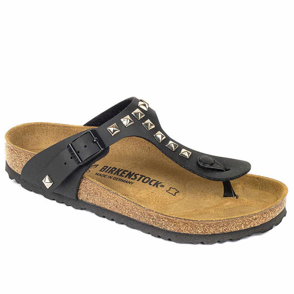 Infradito birkenstock con borchie modello gizeh sandali personalizzati