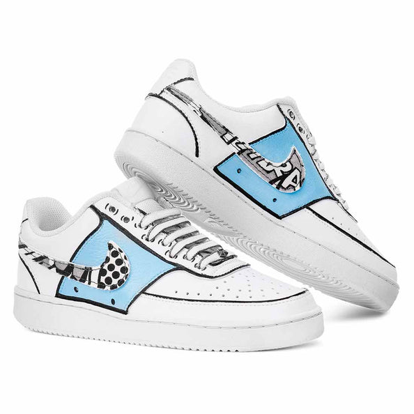 Nike Court - Fumetto - Azzurre
