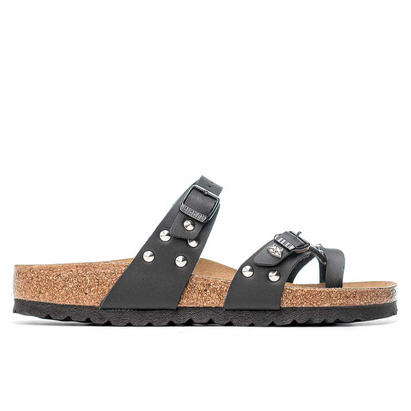 Sandali con borchie argento Birkenstock modello Mayari