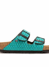 Personalizzazione Birkenstock Arizona Pitone - Verde Smeraldo - Outlet