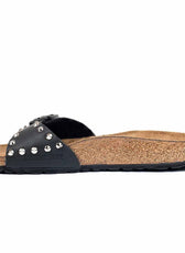 Personalizzazione Birkenstock Madrid con Borchie a cuneo color Argento - Nere - Outlet