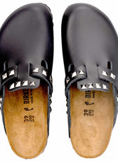Personalizzazione Birkenstock Boston con Borchie a Piramide - Nere - Outlet