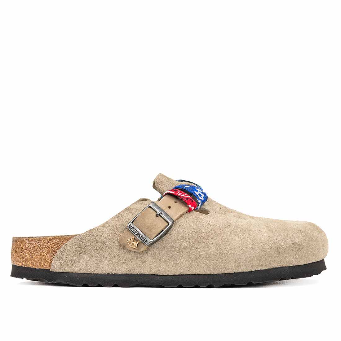 Birkenstock boston taupe con bandane