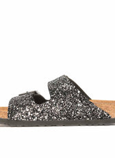 Personalizzazione Birkenstock Arizona Glitter Nero - Outlet