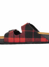 Personalizzazione Birkenstock Arizona Tartan scozzese - Rosso - Outlet