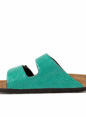 Personalizzazione Birkenstock Arizona Pitone - Verde Smeraldo - Outlet