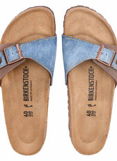 Personalizzazione Birkenstock Madrid Mocca e Denim - Outlet