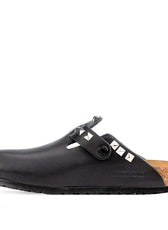 Personalizzazione Birkenstock Boston con Borchie a Piramide - Nere - Outlet
