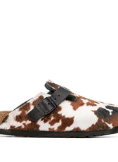 boston nere stile country con tessuto cow