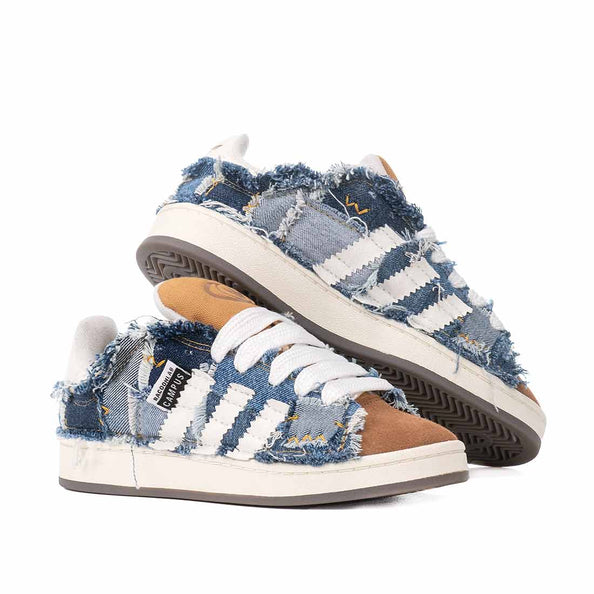 campus marroni in denim jeans toppe chiare e scure