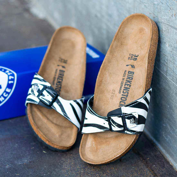 ciabatte birkenstock madrid zebrate