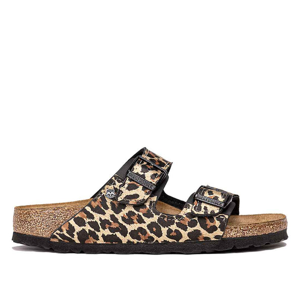 ciabatte birkenstock animalier leopardo
