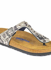 Personalizzazione Birkenstock Gizeh Pitonate con Borchie a Piramide - Outlet