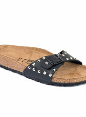 Personalizzazione Birkenstock Madrid con Borchie a cuneo color Argento - Nere - Outlet