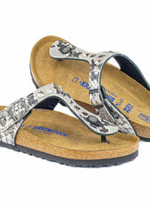 Personalizzazione Birkenstock Gizeh Pitonate con Borchie a Piramide - Outlet