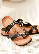 Birkenstock nere borchie