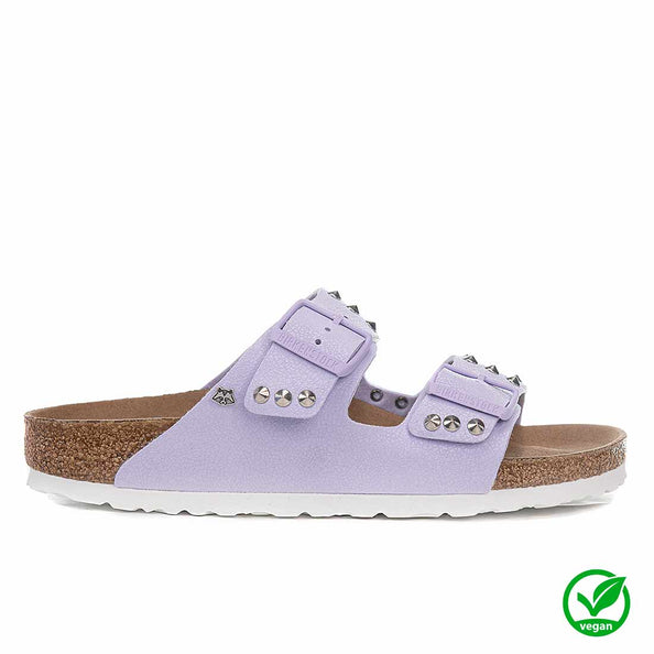 Birkenstock Arizona Lavanda vegan con borchie