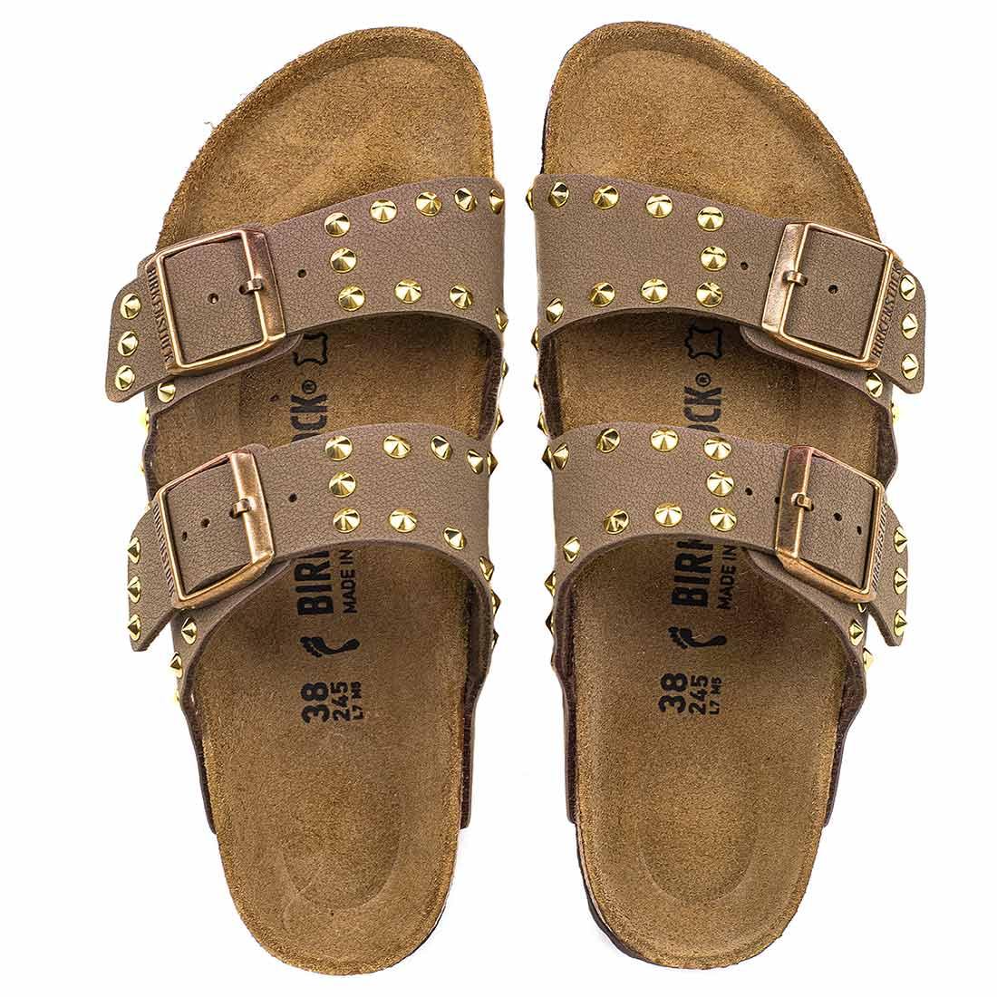 birkenstock borchiate marroni