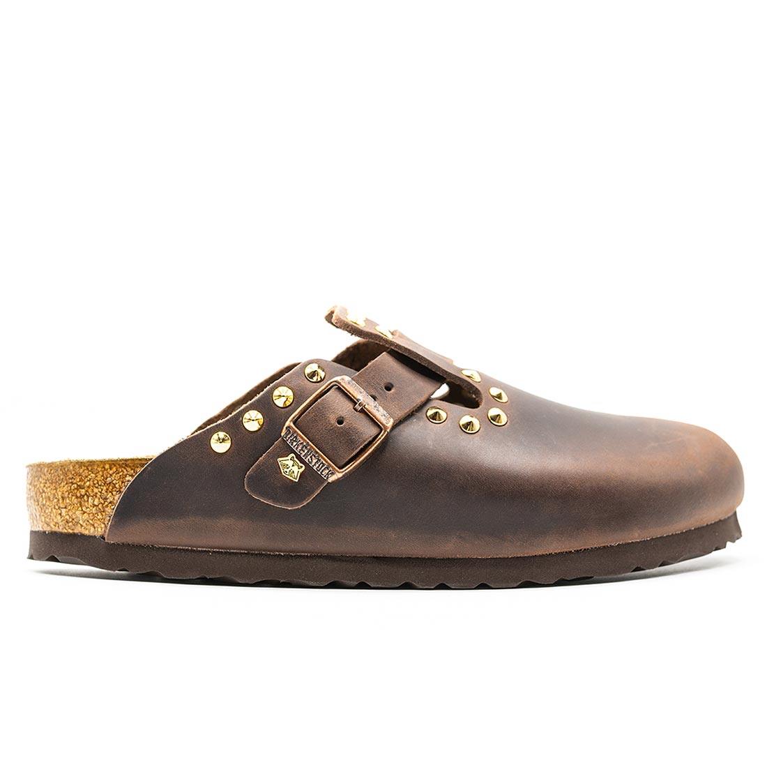 birkenstock boston con borchie oro