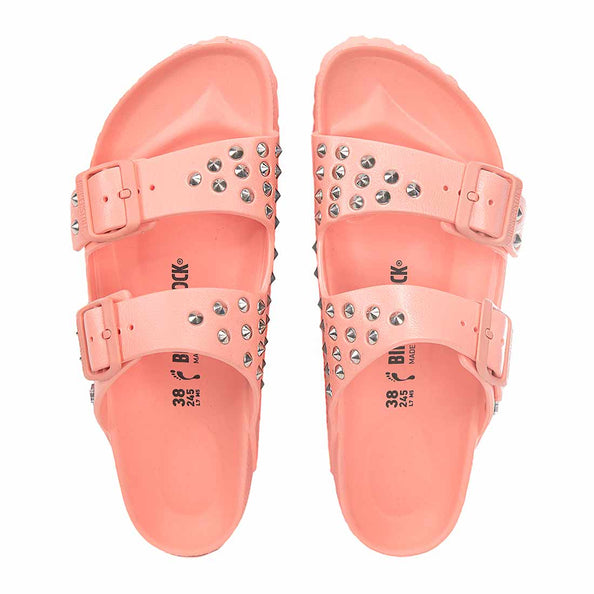 Birkenstock in gomma Rosa con Borchie