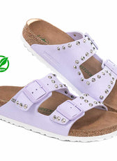 Birkenstock per vegani personalizzate color Lavander Fog lilla Glicine