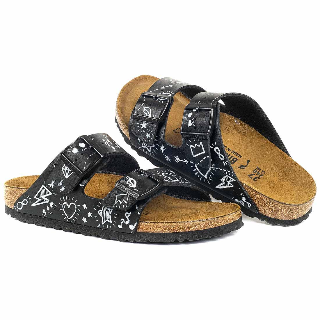 Birkenstock personalizzate dipinte a mano modello arizona by Racoon-LAB