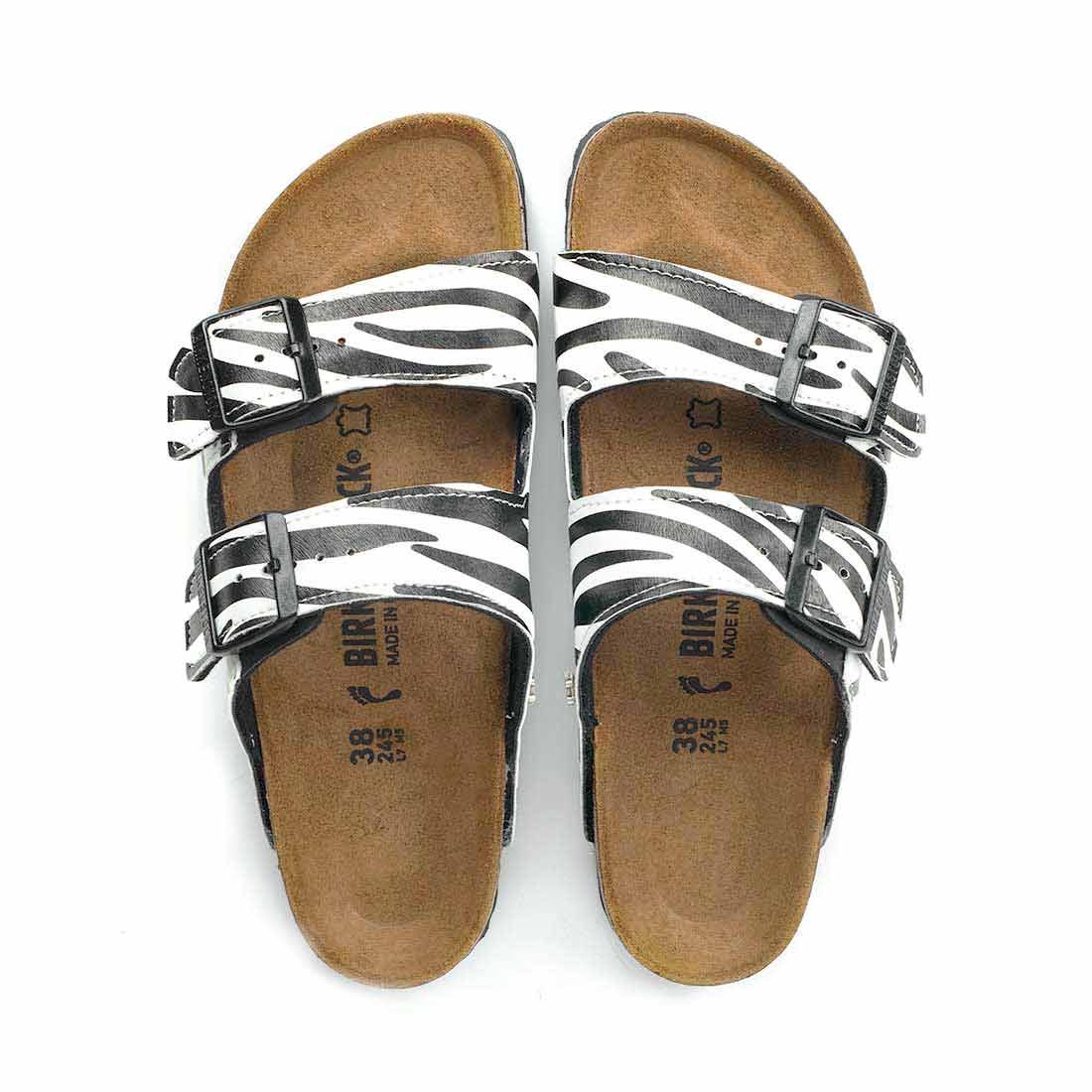 birkenstock arizona personalizzate zebrate