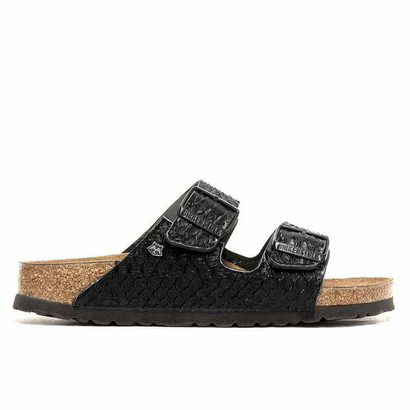 birkenstock arizona in pitone nero