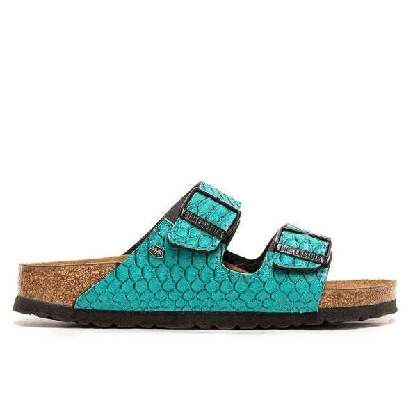 birkenstock arizona pitonate verde smeraldo