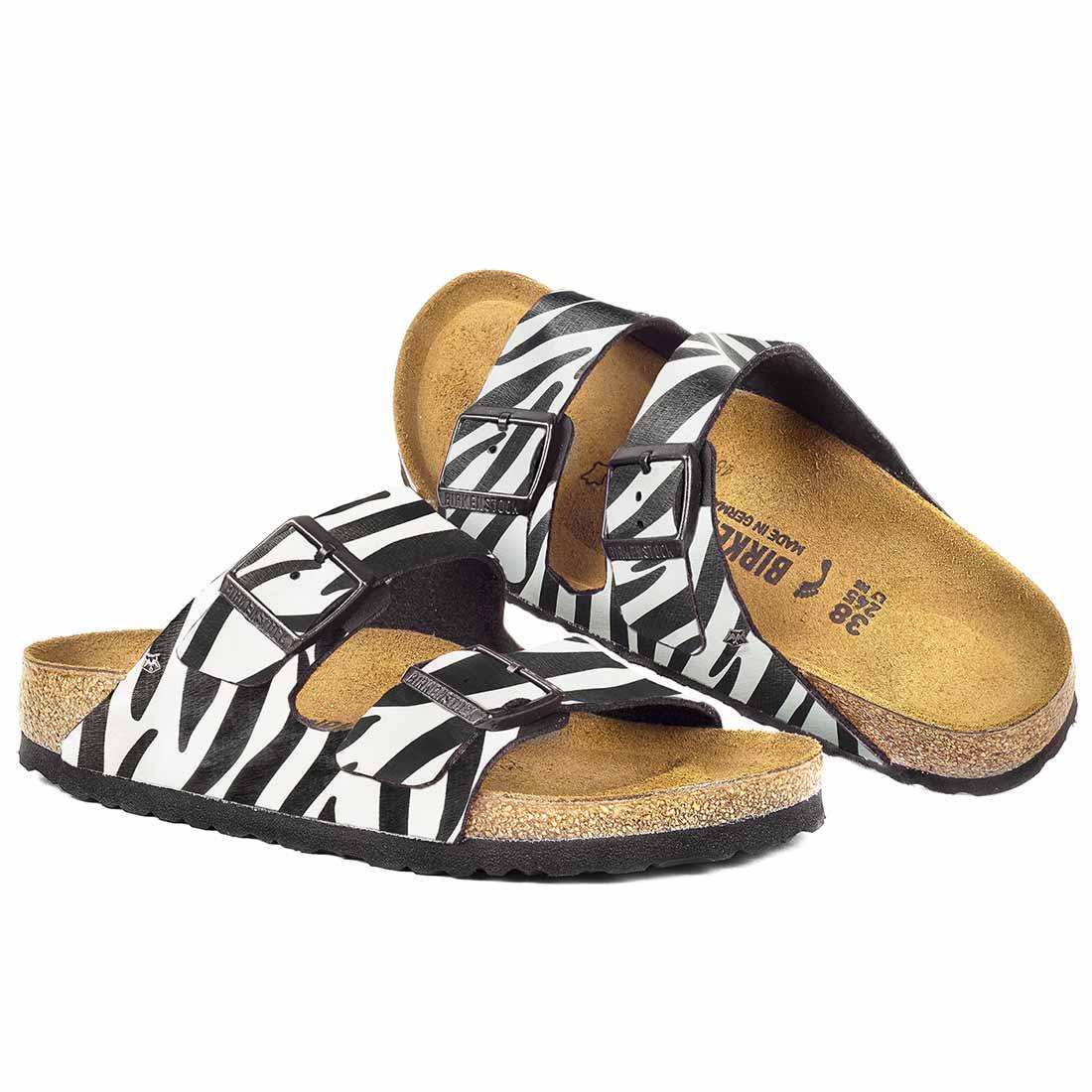 birkenstock arizona zebrate