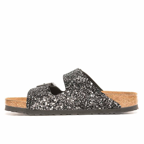 birkenstock con glitter nero
